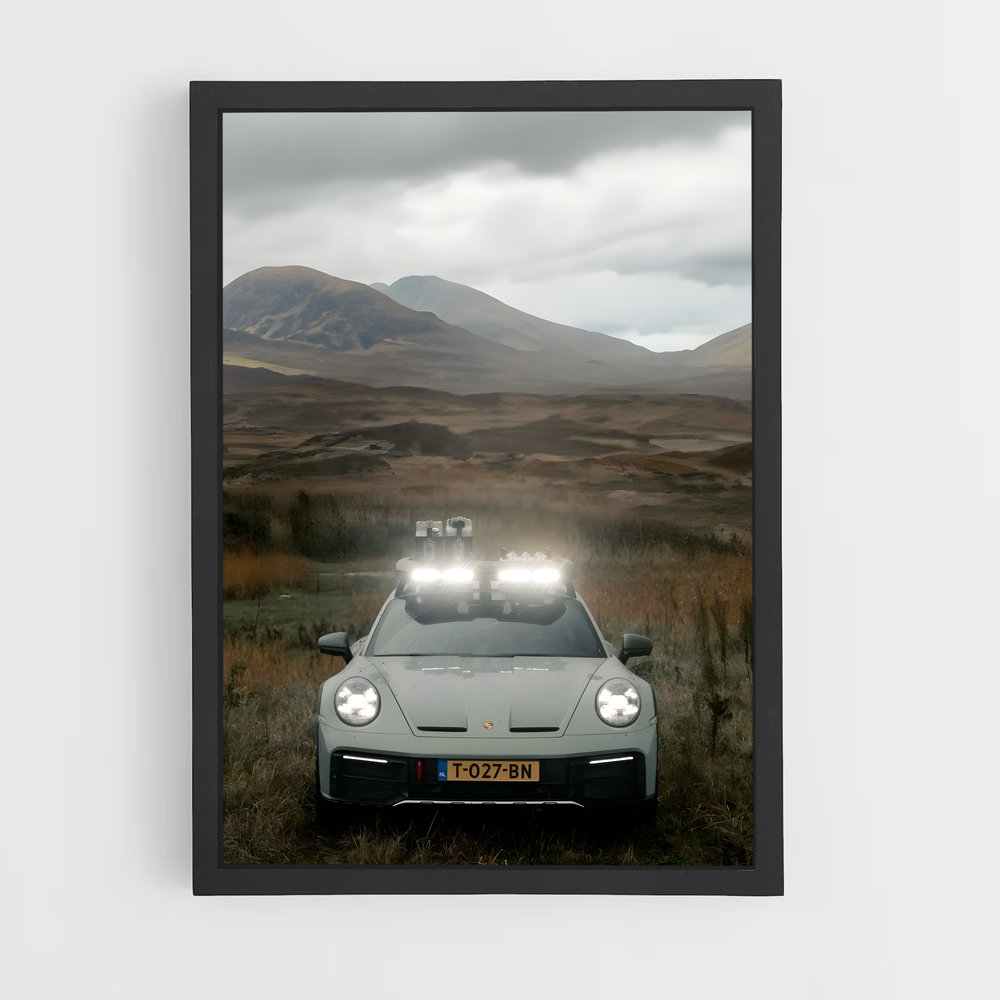 Poster Dakar Adventure – affiche Porsche (vue 2)
